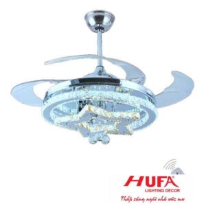 Đèn quạt Hufa Ø500*H580, Cánh Quạt 1100, Led 60W, 3 chế độ ánh sáng