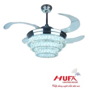 Đèn quạt Hufa Ø480*H580, Cánh Quạt 1100, Led 72W, 3 chế độ ánh sáng