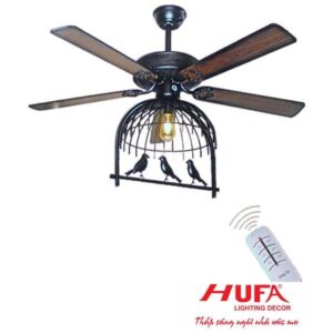 Đèn quạt Hufa Ø1100*H500, cánh quạt Gỗ, E27*1