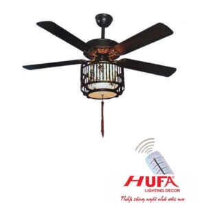 Đèn quạt Hufa Ø1300*H660, cánh quạt Gỗ, E27*1