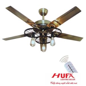 Đèn quạt Hufa Ø1300*H450, cánh quạt Kim loại, E27*3