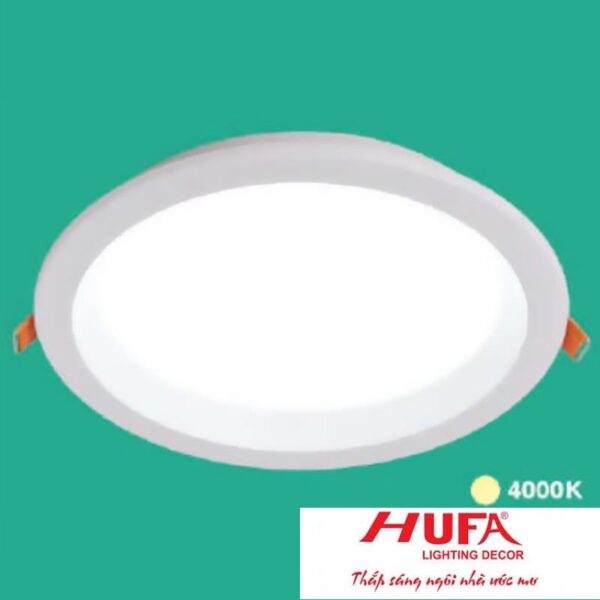 Đèn led downlight hợp kim nhôm cao cấp 12W, ánh sáng vàng