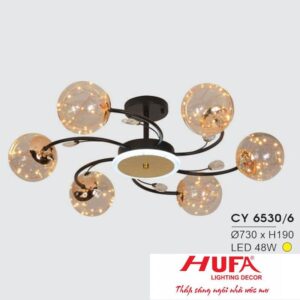 Đèn chùm Ý Hufa Ø730*H190 - LED 48W, ánh sáng vàng