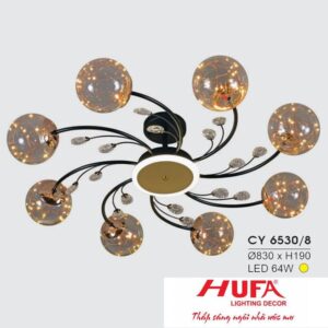 Đèn chùm Ý Hufa Ø830*H190 - LED 64W, ánh sáng vàng