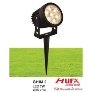 Đèn Led Ghim Cỏ Ø85 x W85 x H250, ánh sáng trắng, vàng, dương, lá, đỏ 7W