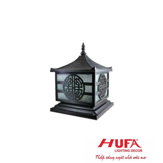 Đèn trụ cổng Vuông Hufa L250*W250*H300