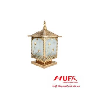 Đèn trụ cổng Vuông Hufa L200*W200*H300