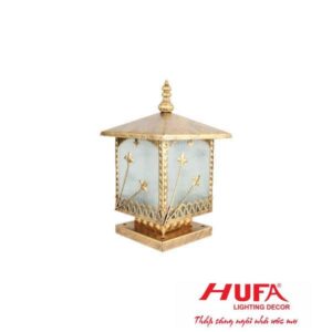 Đèn trụ cổng Vuông Hufa L200*W200*H300