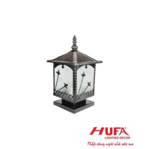 Đèn trụ cổng Vuông Hufa L200*W200*H300