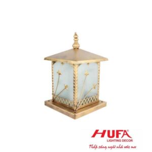 Đèn trụ cổng Vuông Hufa L200*W200*H300