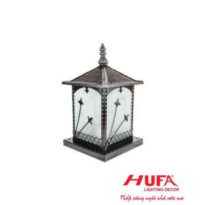 Đèn trụ cổng Vuông Hufa L200*W200*H300