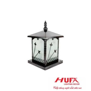 Đèn trụ cổng Vuông Hufa L200*W200*H300