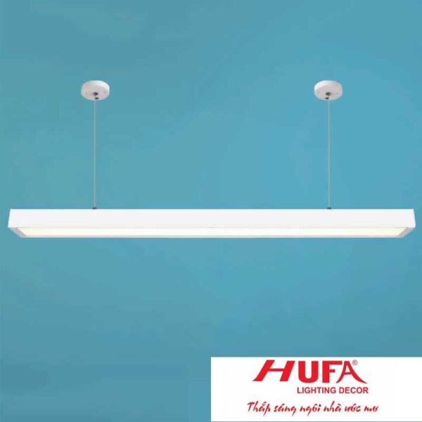 Đèn led tube Hufa L1200*W70*H40-36W vỏ trắng, ánh sáng trắng, vàng