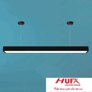 Đèn led tube Hufa L1200*W135*H40-54Wvỏ đen, ánh sáng trắng, vàng