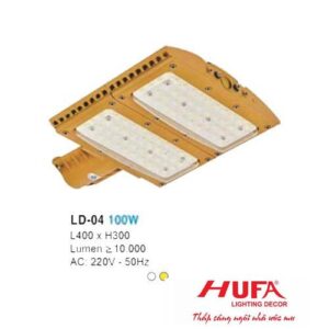 Đèn Đường Led Hufa cao cấp 100W - Ø400 x H300 - Lumen ≥ 10000