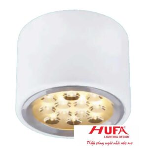 Đèn downlight ốp nổi led Ø130*H100-12W, vỏ màu trắng