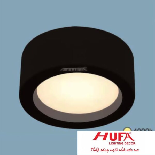 Đèn downlight ốp nổi led Ø140*H68-10W, vỏ màu đen