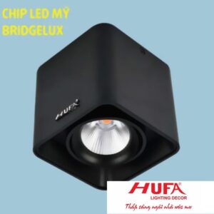 Đèn downlight ốp nổi led COB L105*W105*H100-10W, vỏ màu đen