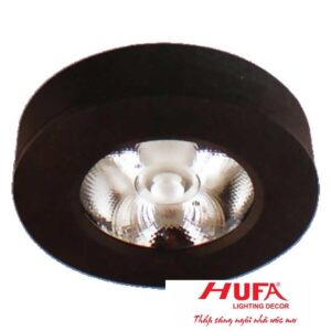 Đèn downlight ốp nổi led Ø60*H16-3W vỏ màu đen