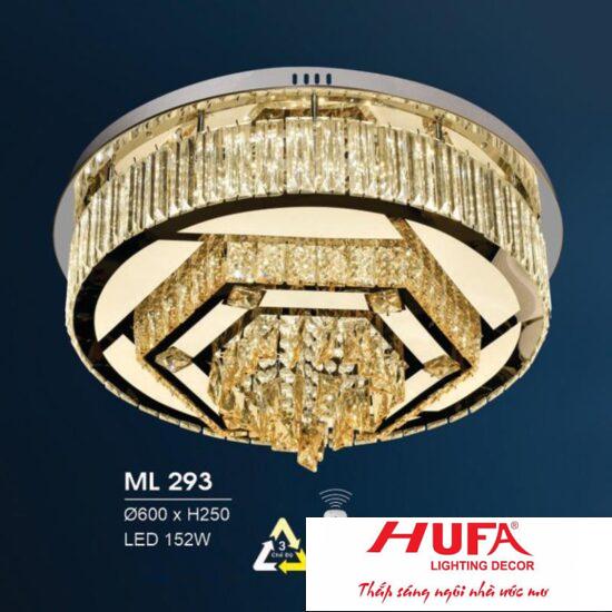 Đèn mâm led trang trí Hufa Ø600*H250 - LED 152W, ánh sáng 3 chế độ