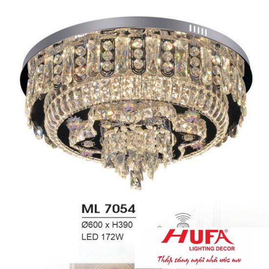 Đèn mâm led trang trí Hufa Ø600*H390 - LED 172W, ánh sáng 3 chế độ