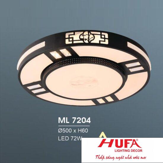 Đèn mâm led trang trí Hufa Ø500*H60 - LED 72W, ánh sáng 3 chế độ