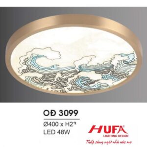 Đèn ốp đồng Hufa Ø400*H23, LED 48W, 3 chế độ ánh sáng