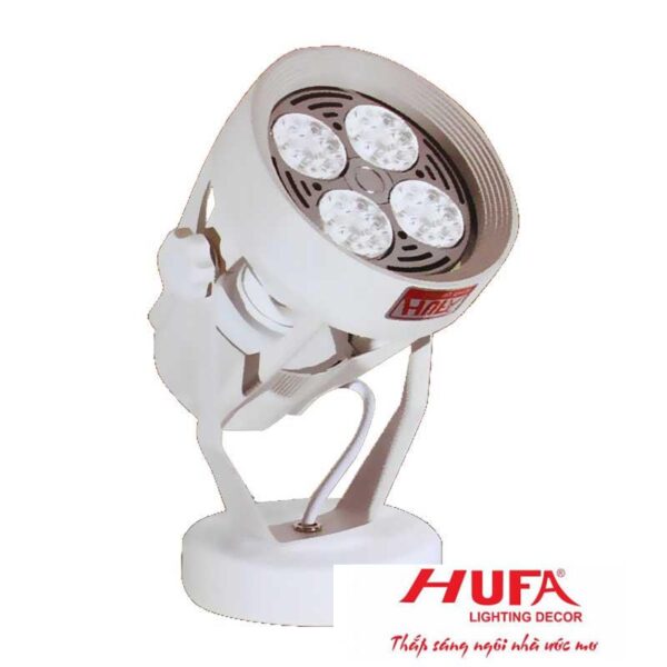 Đèn led chiếu điểm PAR 35W, Ø120*H220, vỏ đen nhôm cao cấp, ánh sáng trắng, vàng