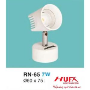 Đèn rọi led Ø60 x 75 x H120 - 7W vỏ trắng