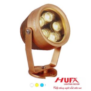 Đèn Led Chiếu Điểm Ø80 x L65 x H110, ánh sáng trắng, vàng, xanh dương, xanh lá, đỏ