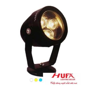 Đèn Led Chiếu Điểm Đen Ø65*L70*H100-3W, ánh sáng trắng, vàng, xanh dương, lá và đỏ