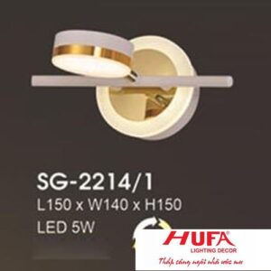 Đèn soi gương Hufa L150*W140*H150, 5W, 3 chế độ ánh sáng