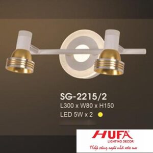 Đèn soi gương Hufa L300*W80*H150, 5W*2, ánh sáng vàng