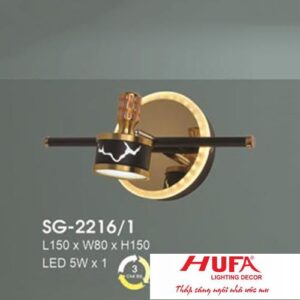 Đèn soi gương Hufa L150*W80*H150, 5W, 3 màu ánh áng