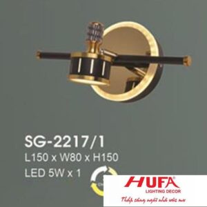 Đèn soi gương Hufa L150*W80*H150, 5W, 3 màu ánh áng