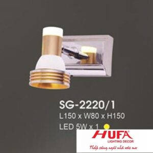 Đèn soi gương Hufa L150*W80*H150, 5W, ánh sáng vàng