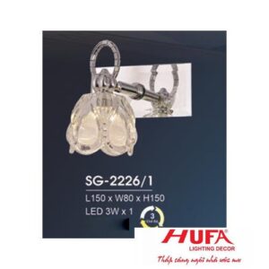 Đèn soi gương Hufa L150*W80*H150, 3W, 3 màu ánh sáng