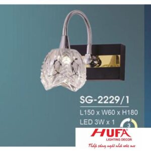 Đèn soi gương Hufa L150*W60*H180, 3W, 3 màu ánh sáng