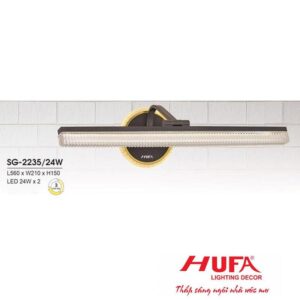 Đèn soi gương Hufa L560*W210*H150, 24W*2, 3 màu ánh sáng