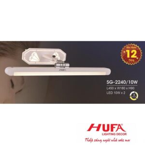 Đèn soi gương Hufa L450*W180*H90, 10W*2, 3 màu ánh sáng