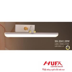 Đèn soi gương Hufa L420*W200*H100, 20W*2, 3 màu ánh sáng