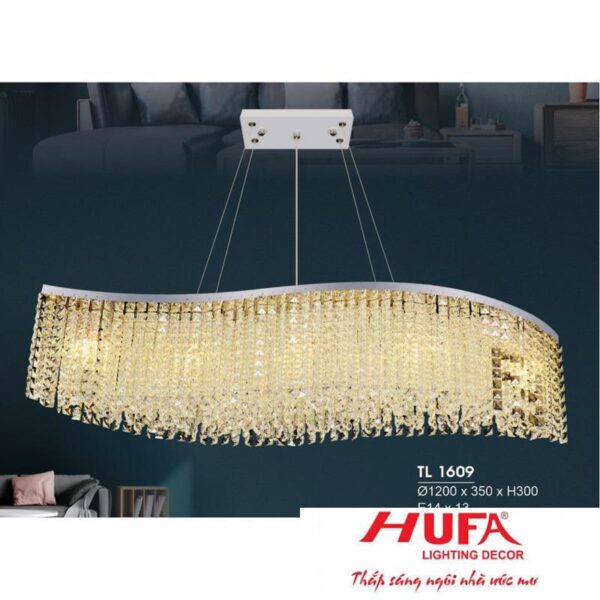 Đèn treo led trang trí Ø1200*350*H300 - E14*13