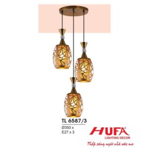 Đèn treo led trang trí Ø350*H1150 - E27*3