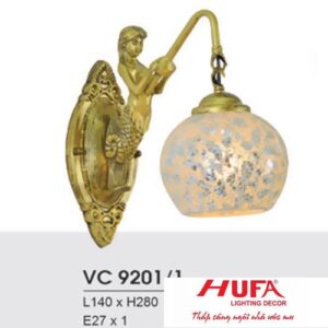 Đèn Vách Cổ Nàng Tiên Cá L140*H280-E27*1