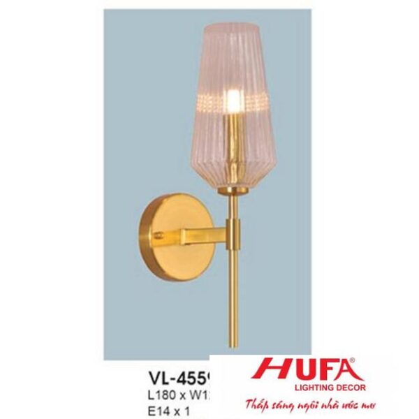 Đèn vách led trang trí trong nhà L180*W120*H340 - E14*1