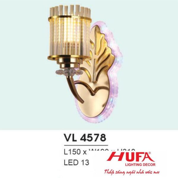 Đèn vách Led 13W + E27*1 - L150*W190*H310