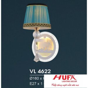 Đèn vách trang trí LED 12W + E27*1 - Ø160*H300, ánh sáng vàng