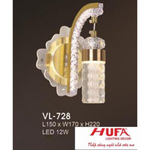 Đèn vách led trang trí trong nhà L150*W170*H220 - 12W, 3 màu ánh sáng