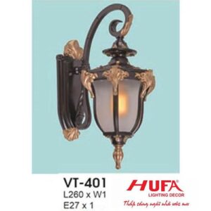 Đèn vách ngoài trời L260*W190*H450 - E27*1