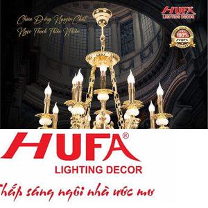 Đèn chùm đồng nguyên chất Ø700*H690+350, E14*12